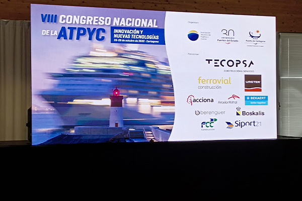 FCC Construcción sponsors and participates in the VIII National Congress of the Technical Association of Ports and Coasts (ATPYC)