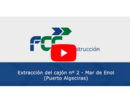 Ya está disponible en el canal Youtube de FCC Construcción el video sobre la extracción del cajón nº2 en Puerto Algeciras (Cádiz)