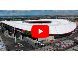 The video that summarizes the construction of the At Madrid Stadium is already available on FCC Construcción YouTube channel