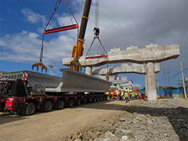 FCC Construcción begins the transfer and assembly of the "U" of the project to expand Line 2 of the Panama Metro