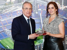 FCC Construcción present at the visit of Isabel Díaz Ayuso and Florentino Pérez