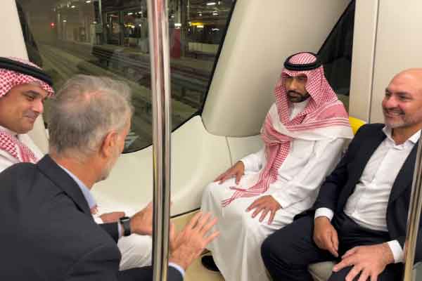 Pablo Colio, CEO del Grupo FCC, visita el proyecto Metro de Riad (Arabia Saudí)