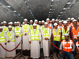 FCC receives a visit by the Deputy Governor of Riyadh to the Metro stations