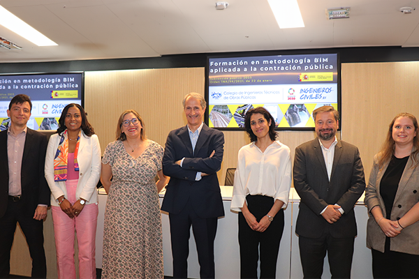 FCC Construcción participates in the conference "Information Production. CDE according to ISO 1965" organised by the Association of Public Works Technical Engineers in Madrid