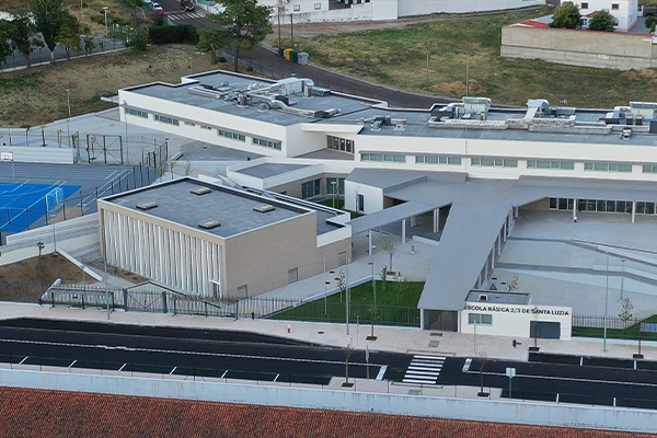 Ramalho Rosa Cobetar (RRC) participates in the inauguration of the new EB2/3 School in Santa Luzia, in Elvas