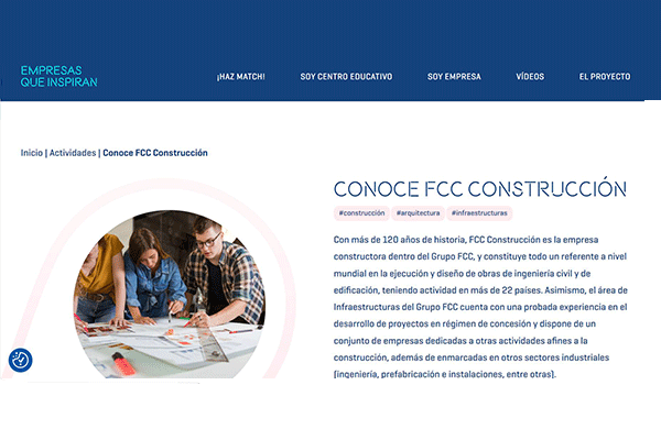FCC Construcción joins the “Companies that Inspire” initiative of the Bertelsmann Foundation