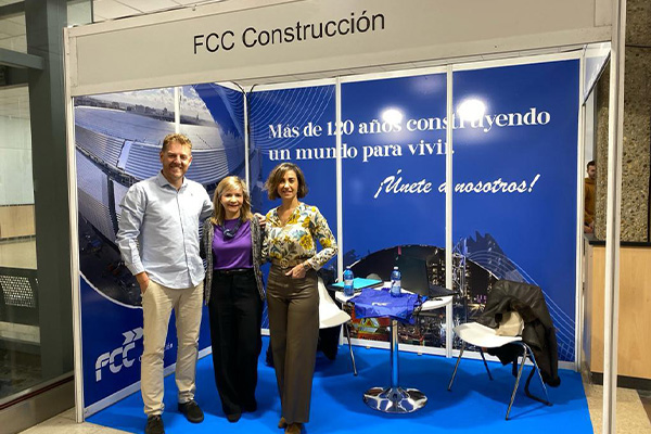 FCC Construcción participates in the 2023 Employment Fair, organized by the Student Delegation of the Civil Engineering University