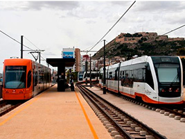 FCC Construcción consigue el contrato de adecuación de andenes para el tren dual de la red Tram D´Alacant (Alicante)