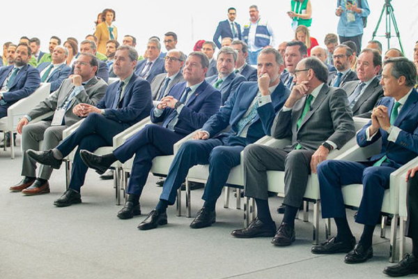 FCC Construcción and FCC Industrial present at the inauguration of the Iberdrola Green Hydrogen Plant