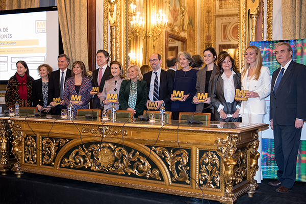 Esther Alcocer Koplowitz, chairwoman of FCC, receives the AMMDE Award for Construction and Architecture 2024 as a "Woman of Reference
