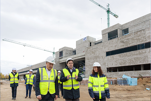 The Aranda de Duero Hospital (Burgos) reaches key milestones in its construction